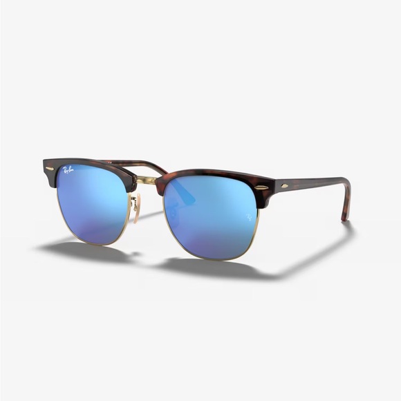 Unisex Ray-Ban Gold and Blue Sunglasses - Picture 1 of 3
